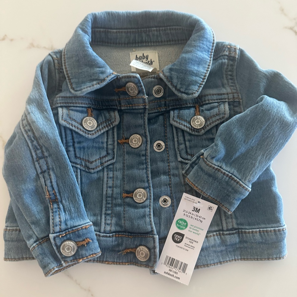 NWT Baby B’gosh Denim Jacket – Size 3M